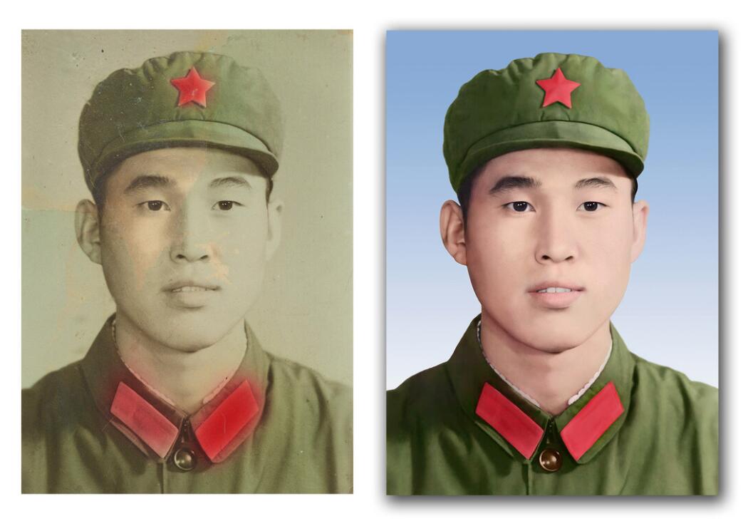 二连浩特破损照片修复-18